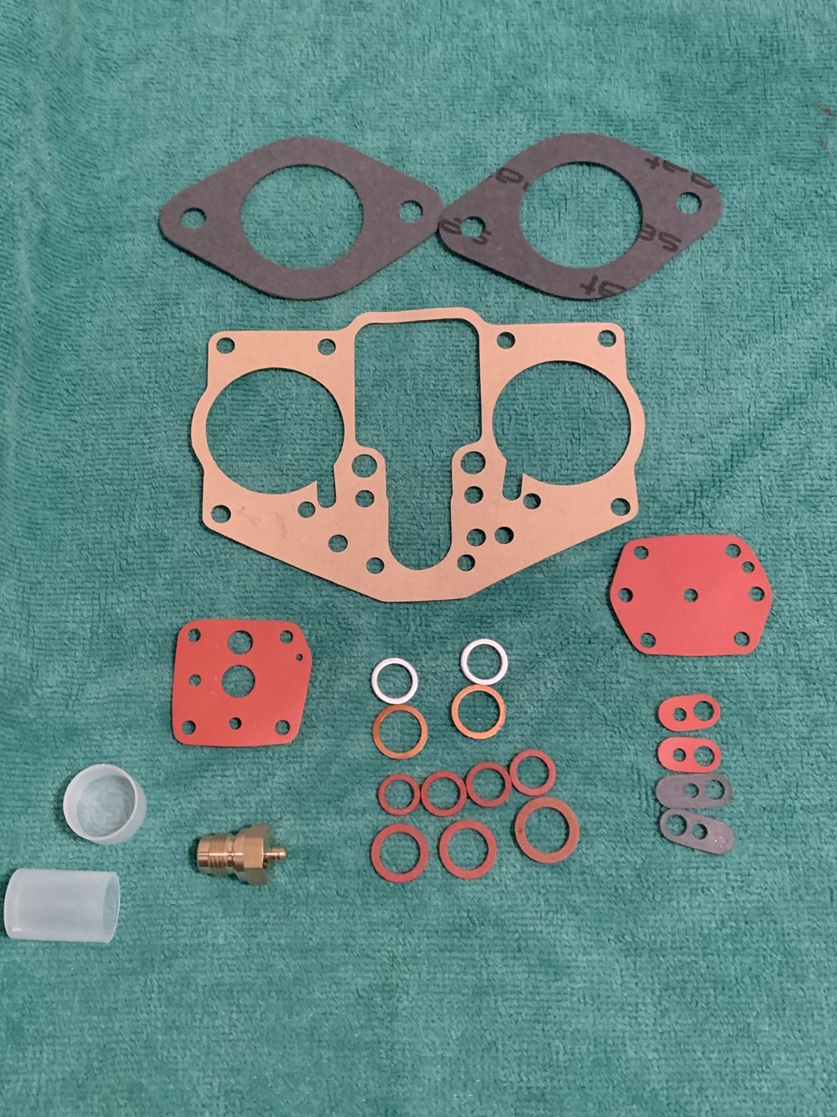 (2) PORSCHE 356 A B C 912 ENGINE CARBURETOR SOLEX P40 II SINGLE SHAFT KITS