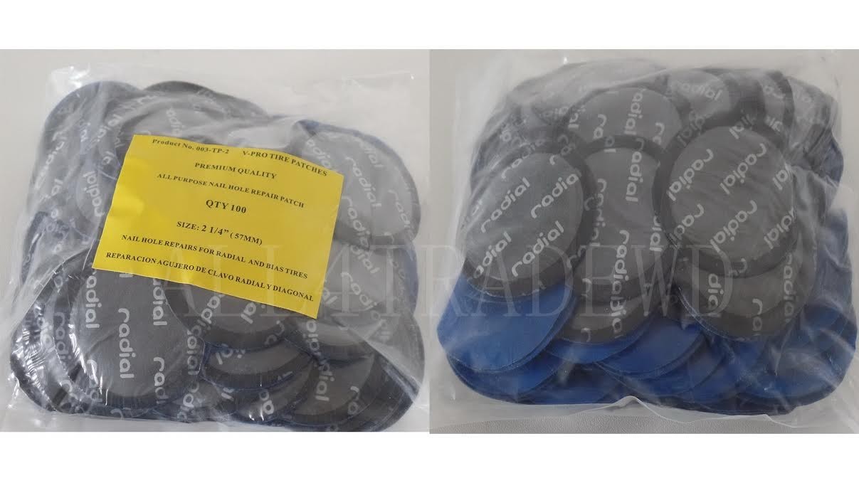 100 Pieces Radial Repair Round Tire Patch Medium 2.1/4″ – 57 MM Superior Quality
