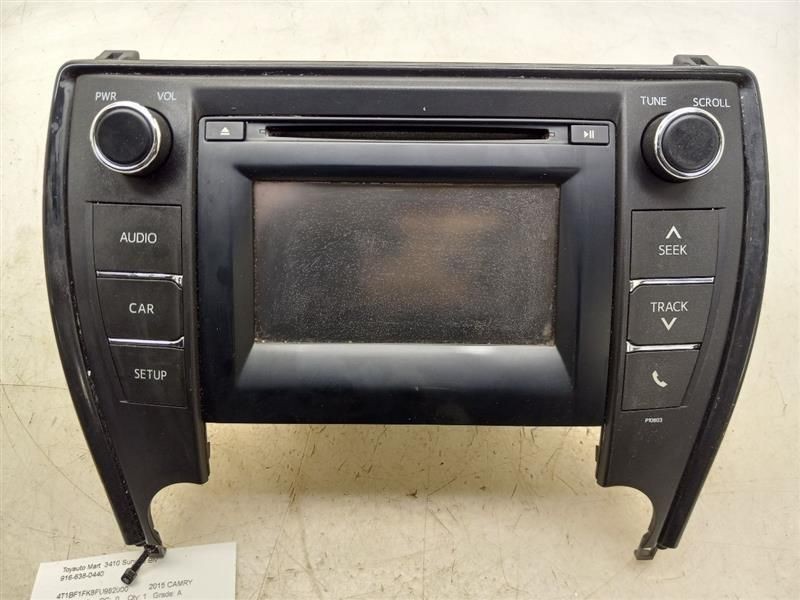 2015 Toyota Camry Radio Receiver Display Screen ID 10803 30 Days Warranty OEM