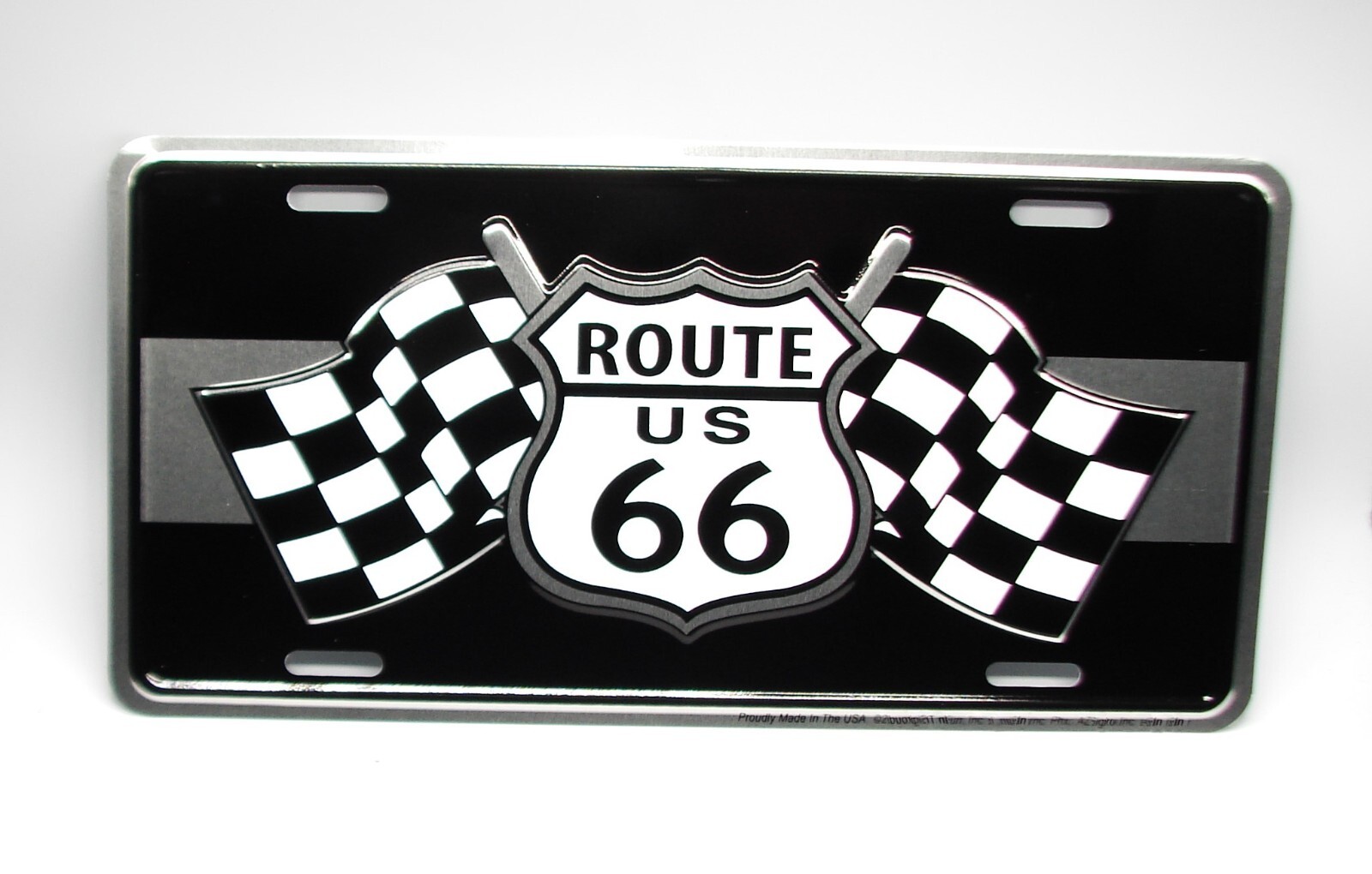 ROUTE 66 MOTHER ROAD 3D EMBOSSED METAL CAR NOVELTY LICENSE PLATE AUTO TAG