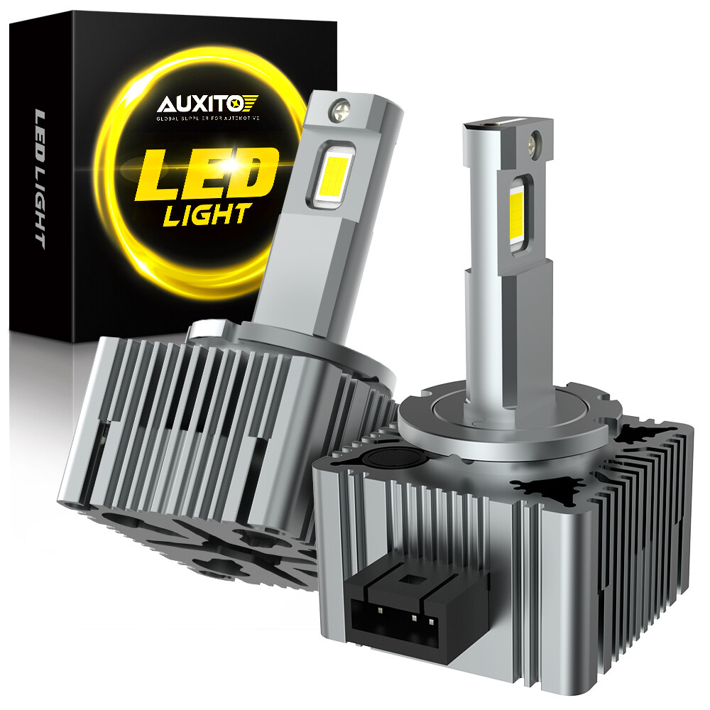 Pair AUXITO D3S D3R LED Headlight Bulbs Kit 6000K White HID Conversion Lamp EOA