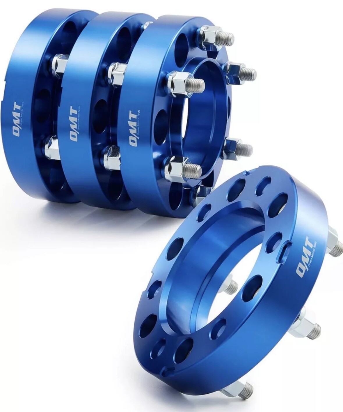 Orion Motor Tech 6×5.5 Wheel Spacers 1.25in Blue Wheel Spacer Kit, Set Of 4…