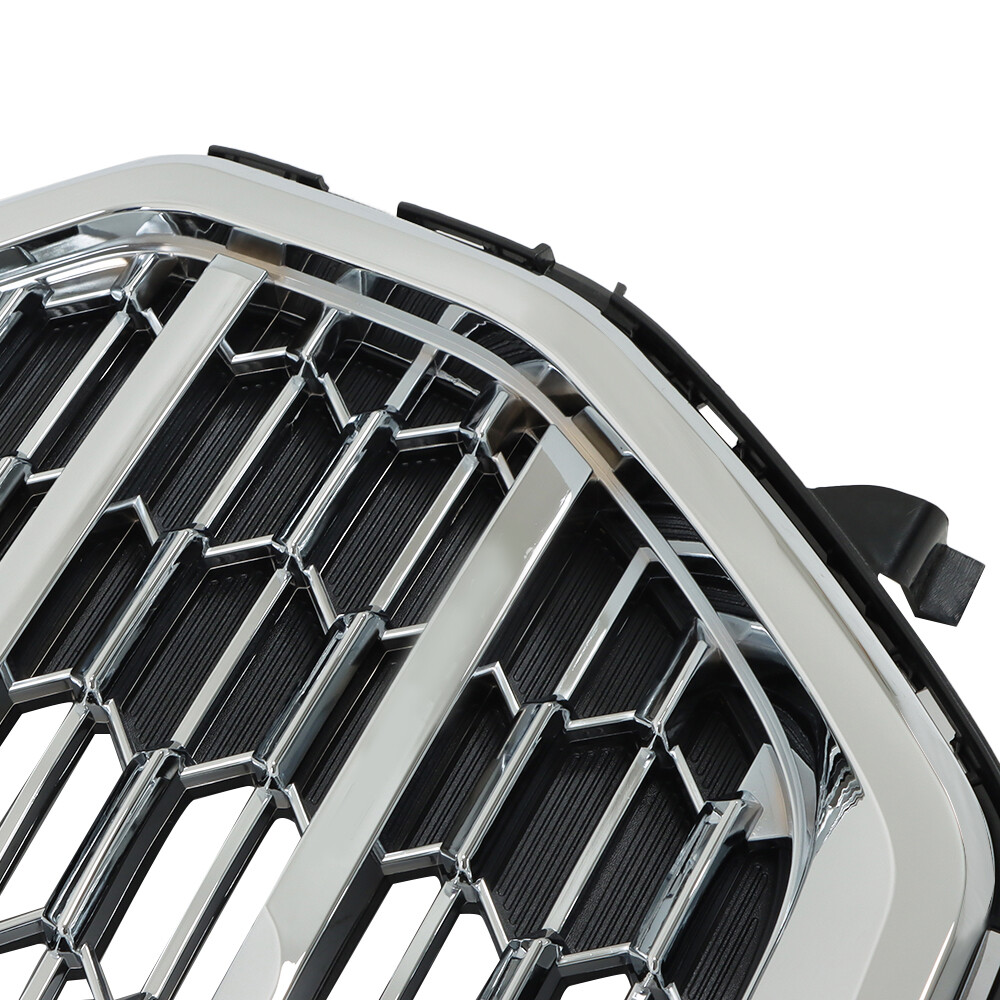 Compatible For GMC Terrain 22-23 Front Bumper Grille Chrome Without Camera Hole