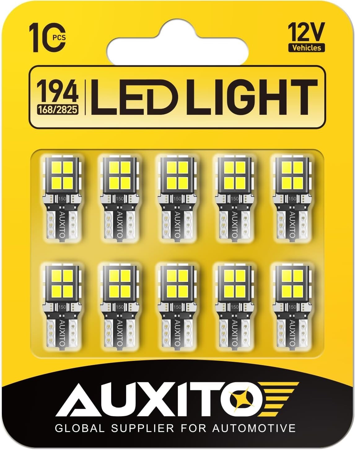 Long-Lasting 50,000 Hours 194 LED Bulbs – White Light for Diverse Applications