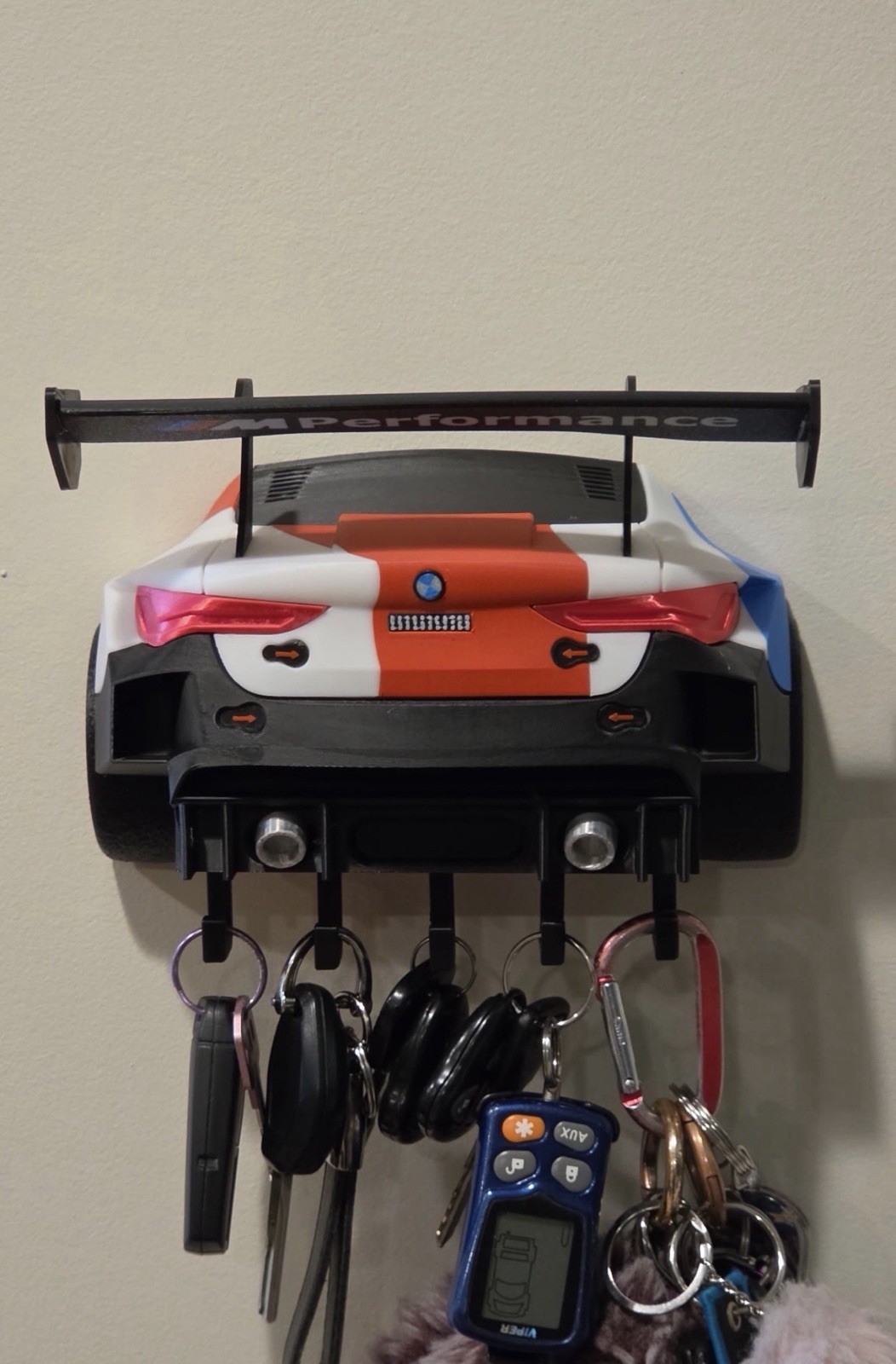 BMW performance custom automotive key holder