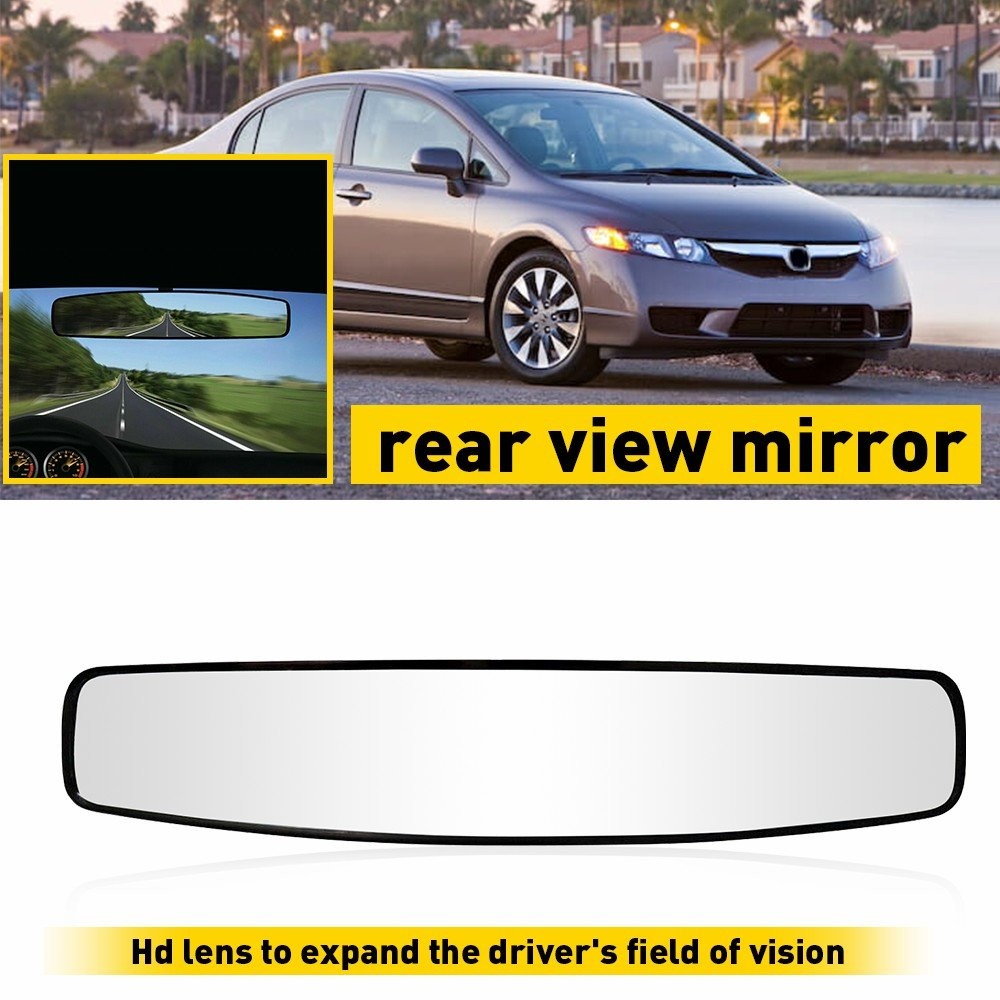 SUV PANORAMIC Rear View Mirror For 17” Convex Angle Car Wide Truck