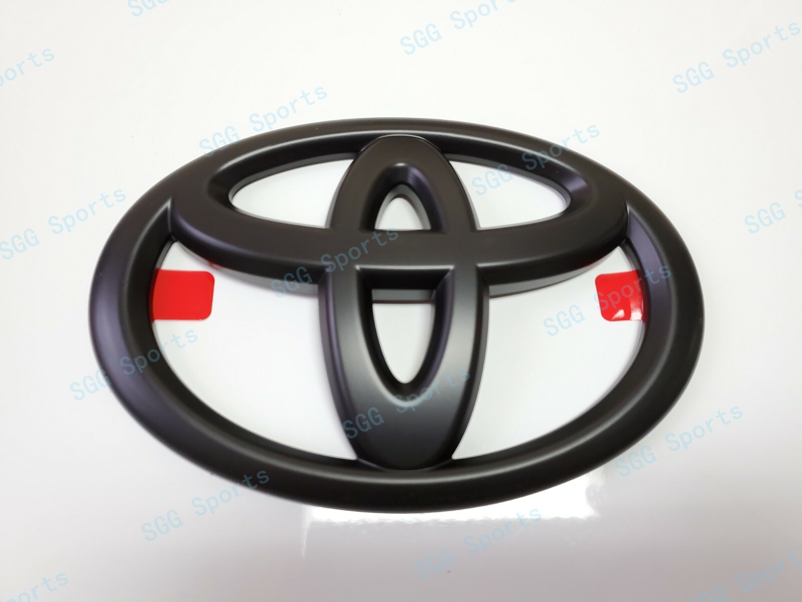 1PC Matte Black Toyota Logo OVERLAY emblem for Sienna Highlander Land Cruiser