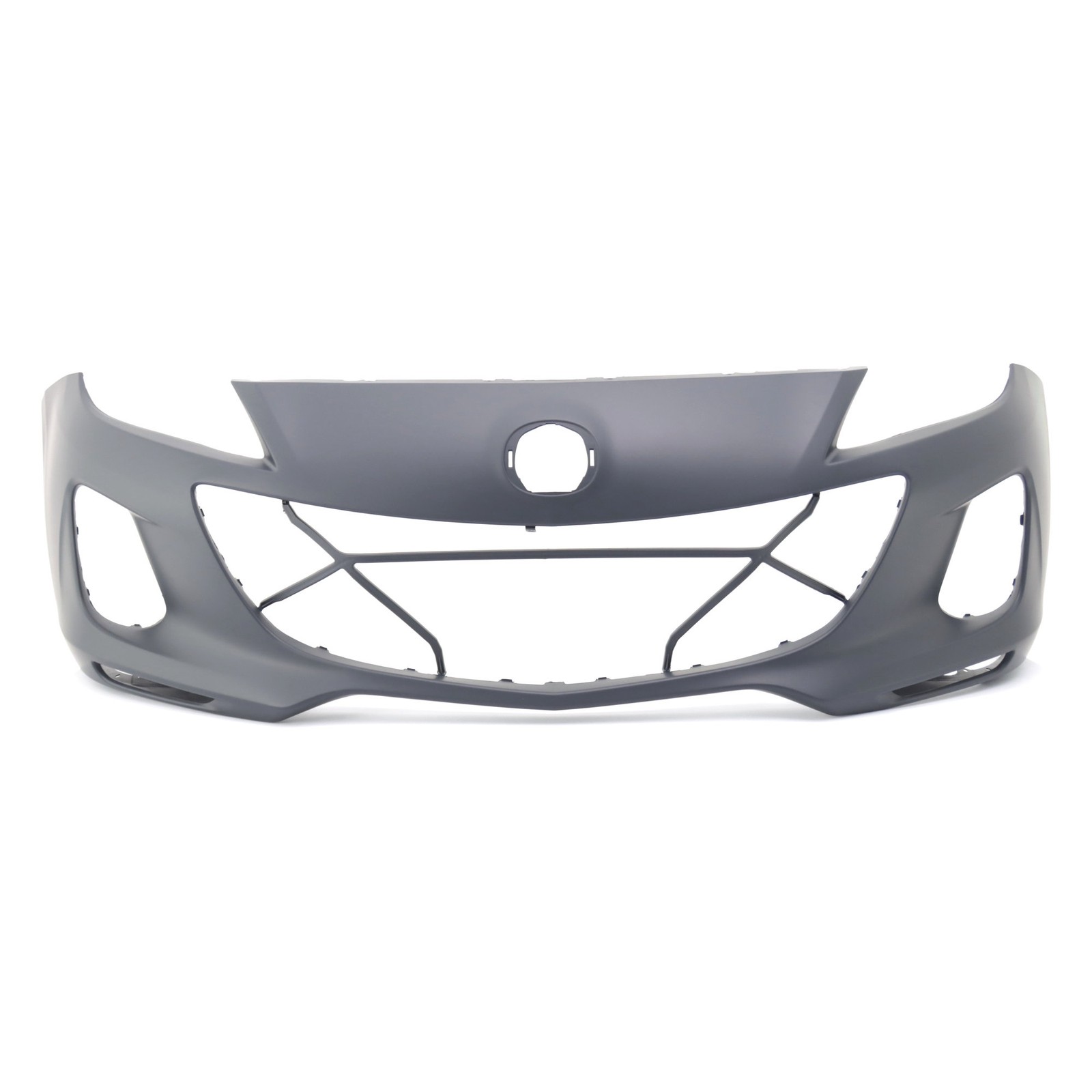 Front Bumper Cover For 2012-2013 Mazda 3 w/ fog light holes