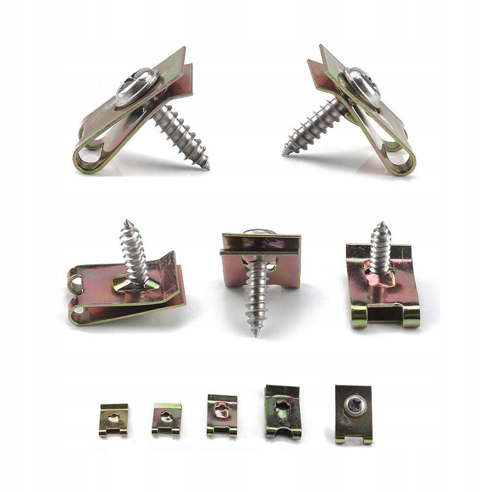Mixed Car Fastener Fixed Screw U Type Gasket Clip For Car Door/Panel/Fender