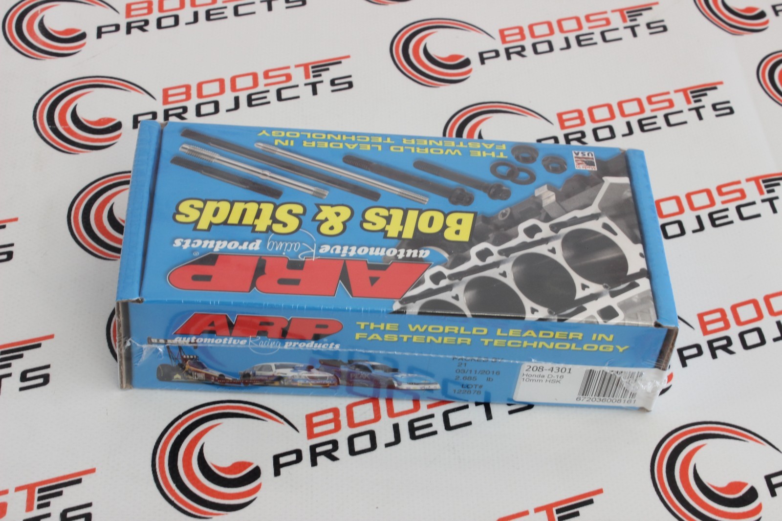 ARP Head Stud Kit For Honda D16A & D16Z M10 Kit 208-4301