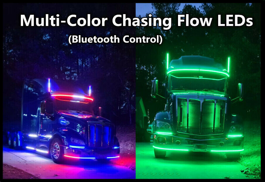 Black PCB Tinted Clear Dream Color CHASING IP65 Flexible Light Strips Slingshot