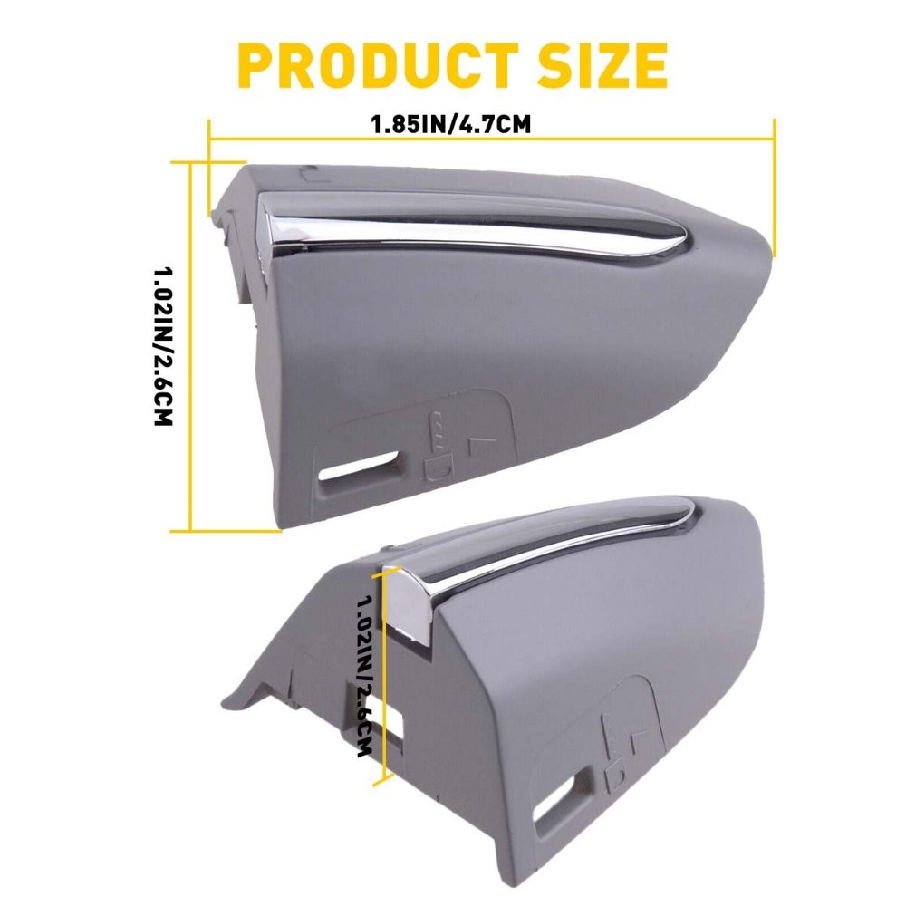 For Ford Fusion 2013-2020 Front Left Door Handle Key Bezel Cover Cap Driver Side