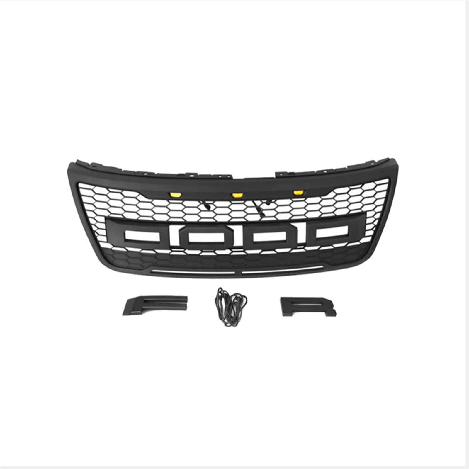 Front Grille for 2012-2015 Ford Explorer Bumper Grill Honeycomb Mesh W/Letters