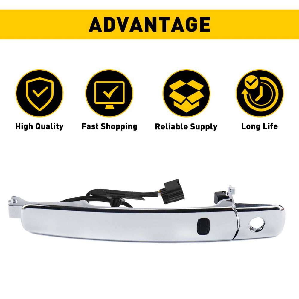 Front Left Door Handle Front Driver Side 80645-CA000 for 2010-2013 Nissan Rogue