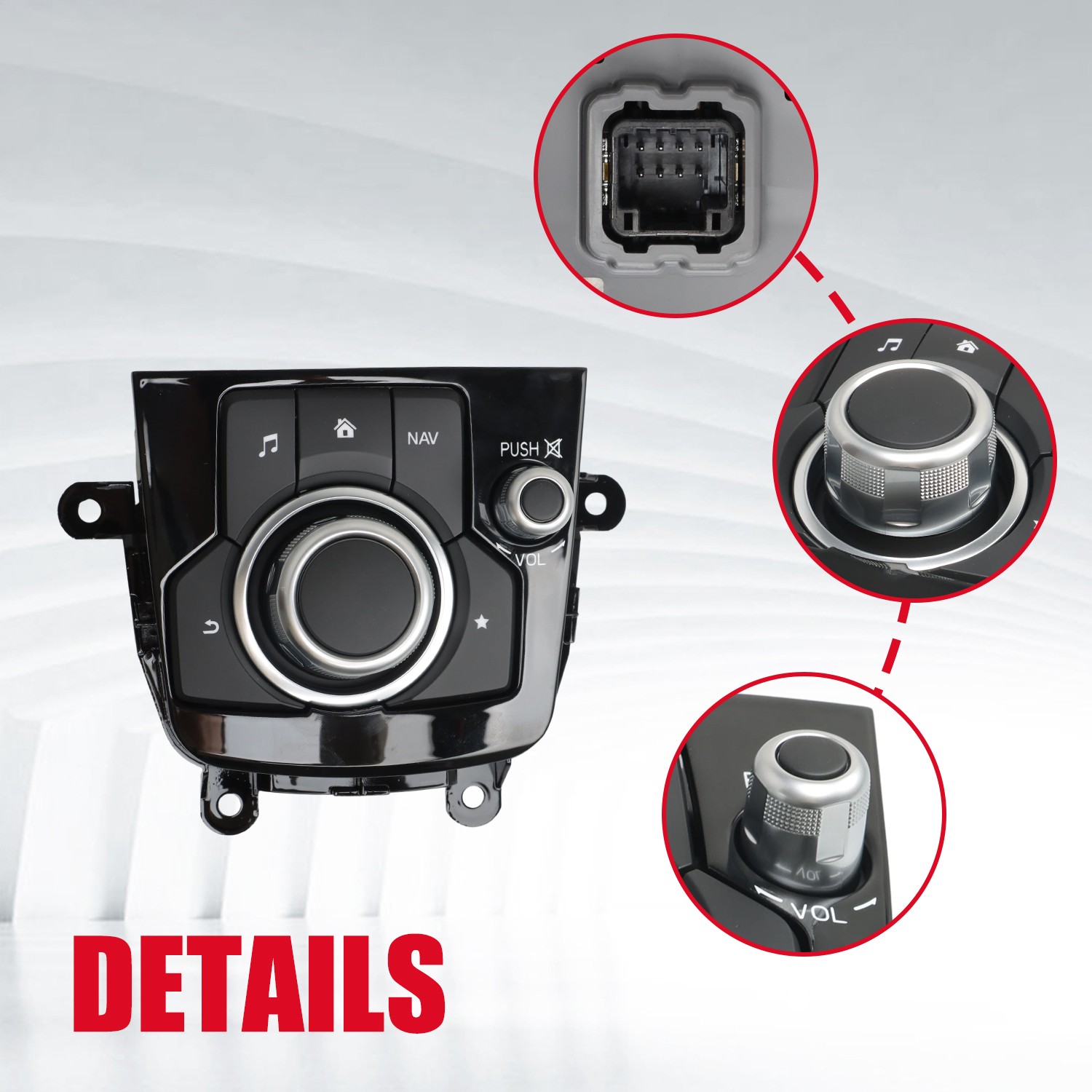 Radio Infotainment Navigation Control Unit Fits for Mazda 3 BHN1-66-CM0C