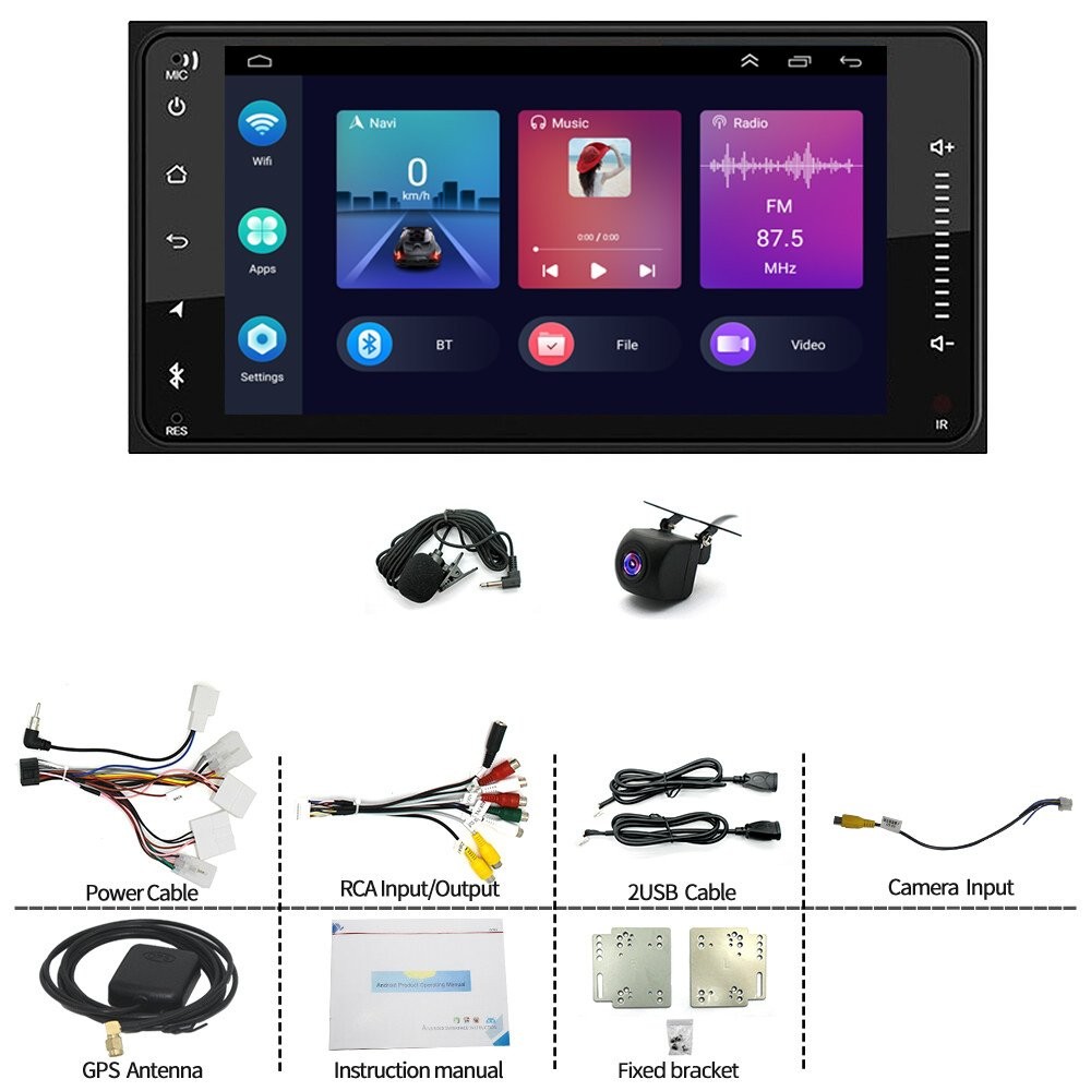 7” Android 13 Carplay Car Radio FM Stereo For Scion xB 2008-2015 GPS MP5 Player