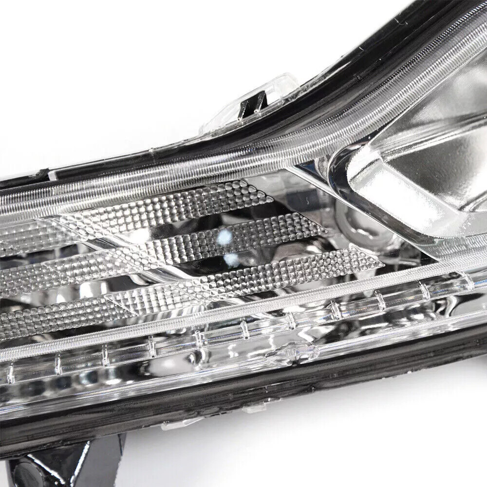 Driver Side For 2013-2016 Ford Escape Front Bumper Fog Light W/Bulb Clear Lens