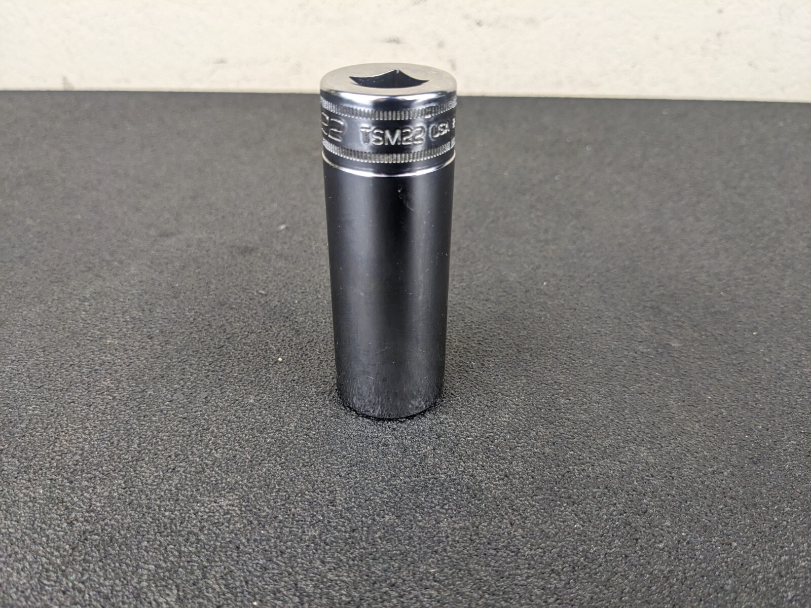 #bk372 Snap On Tools NEW TSM22 Deep 1/2” Drive 22mm Socket 6 Point Chrome USA