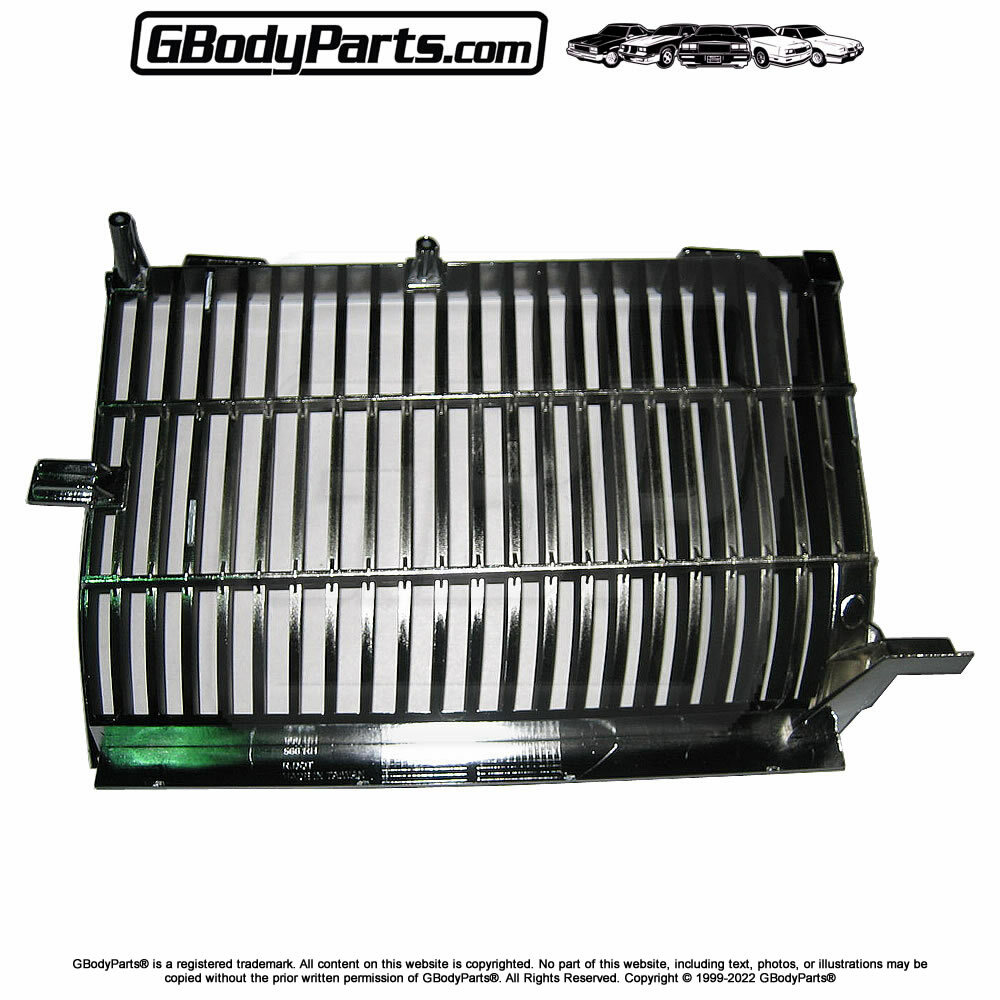 1986 Oldsmobile Cutlass 442 CHROME Plated & BLACK Painted Grille Grill SET NEW