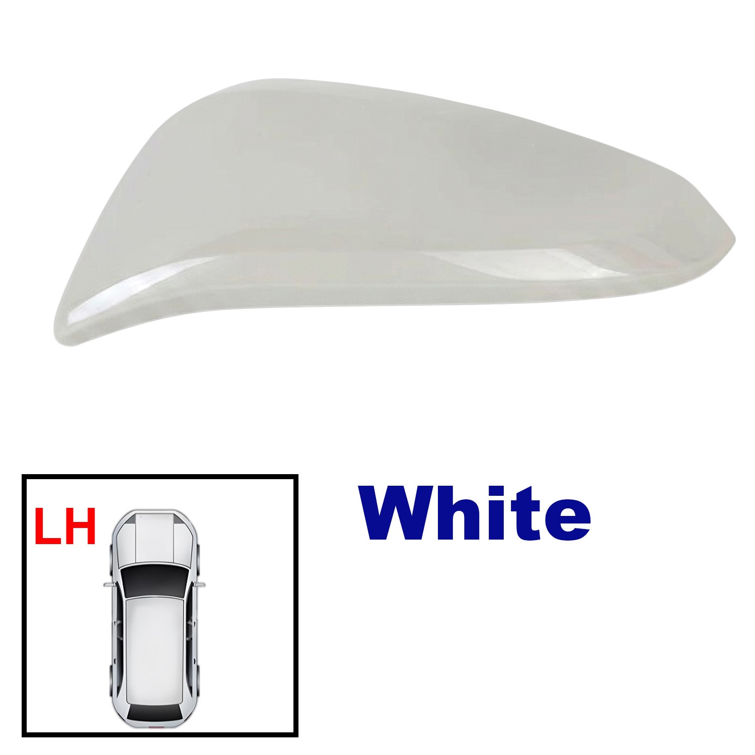 For 2015-2020 Toyota Highlander Rearview Mirror Cover Lid Car Side Cap Shell