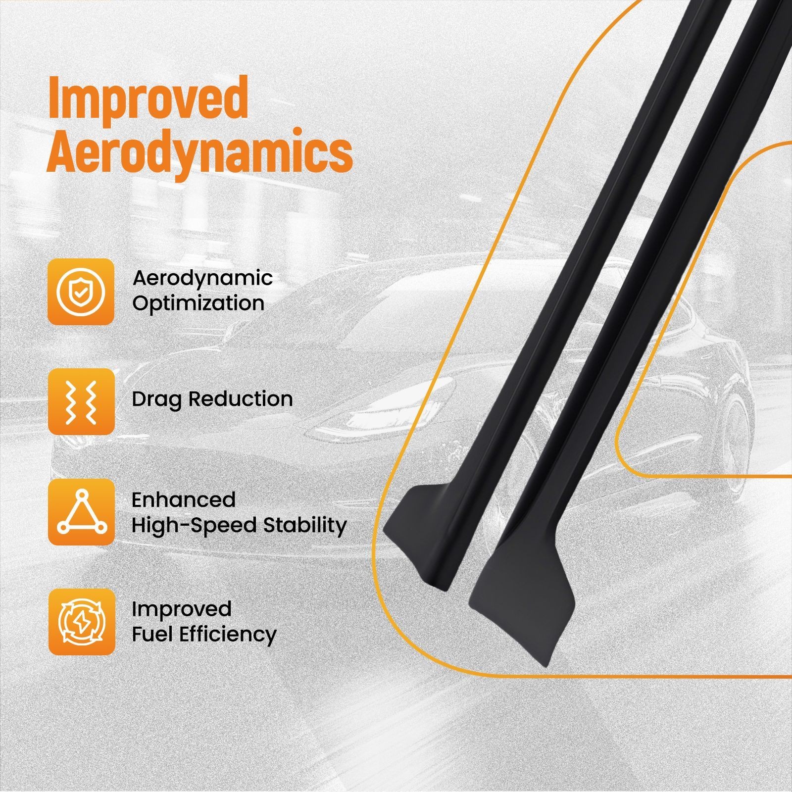 Black ABS Plastic Side Skirt for Subaru BRZ Toyota 86 Scion FR-S 2012-2021