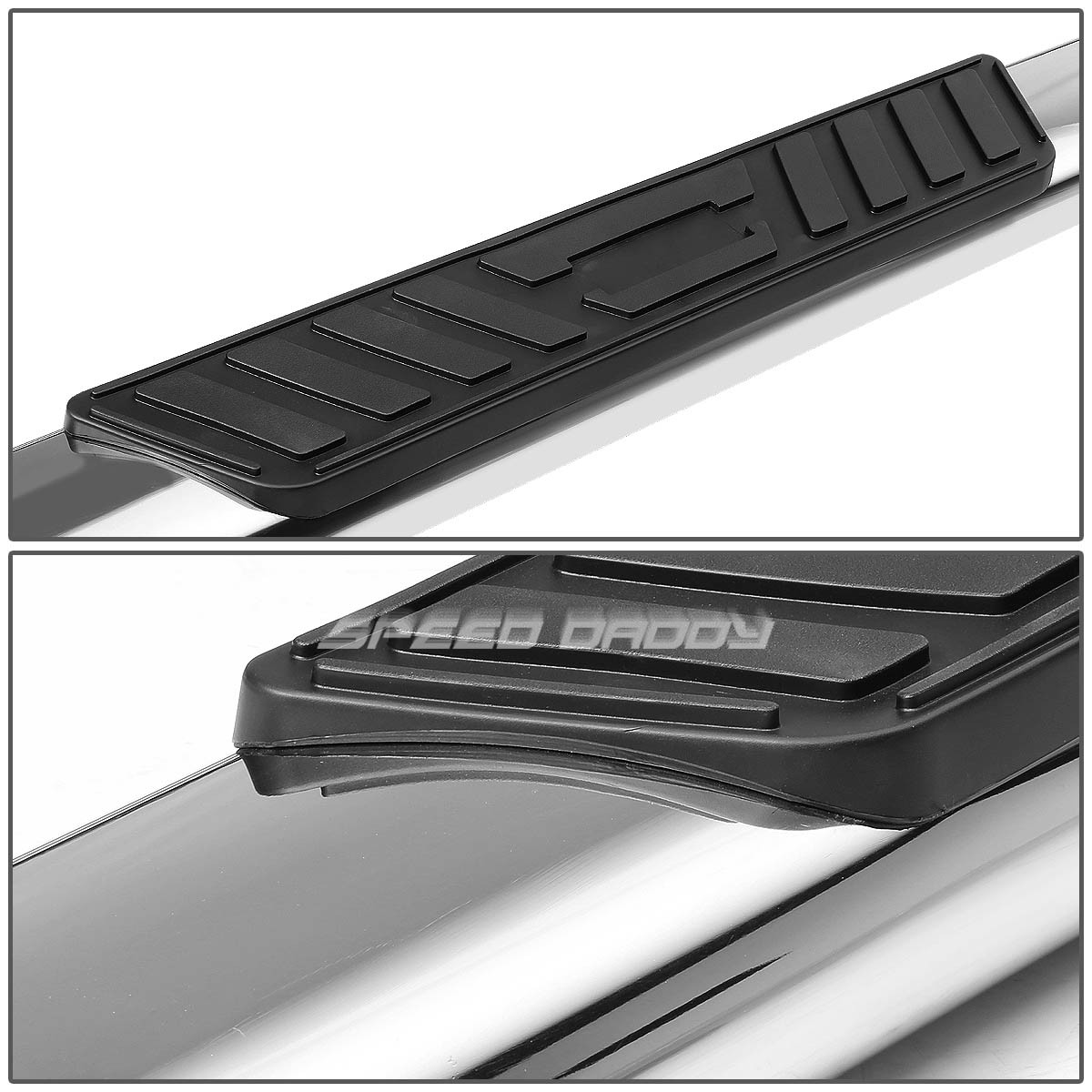 FOR 09-20 DODGE RAM 4DR CREW CAB 5″ CHROME OVAL SIDE STEP NERF BAR RUNNING BOARD