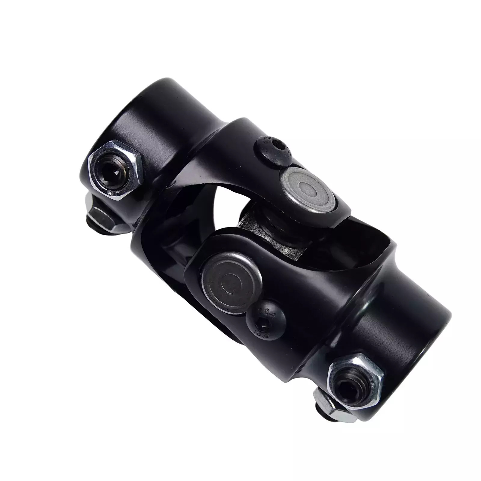 11/16″-36 Spline x 3/4 DD Steering Shaft U Joint Single Black Universal Coupler