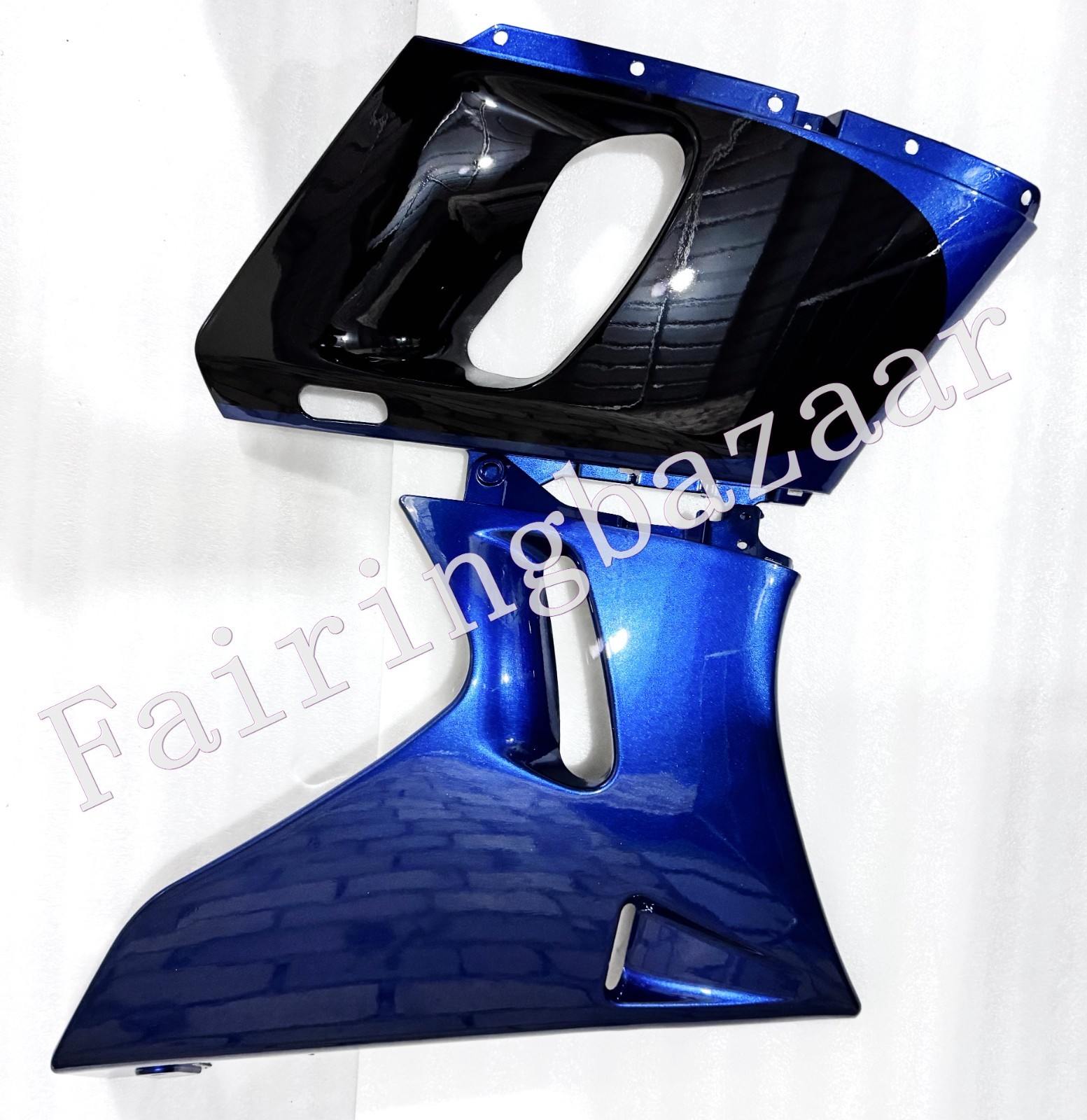 Fit for 1993-2007 ZZR400 Blue Black ABS Injection Molded Bodywork Fairing Kit