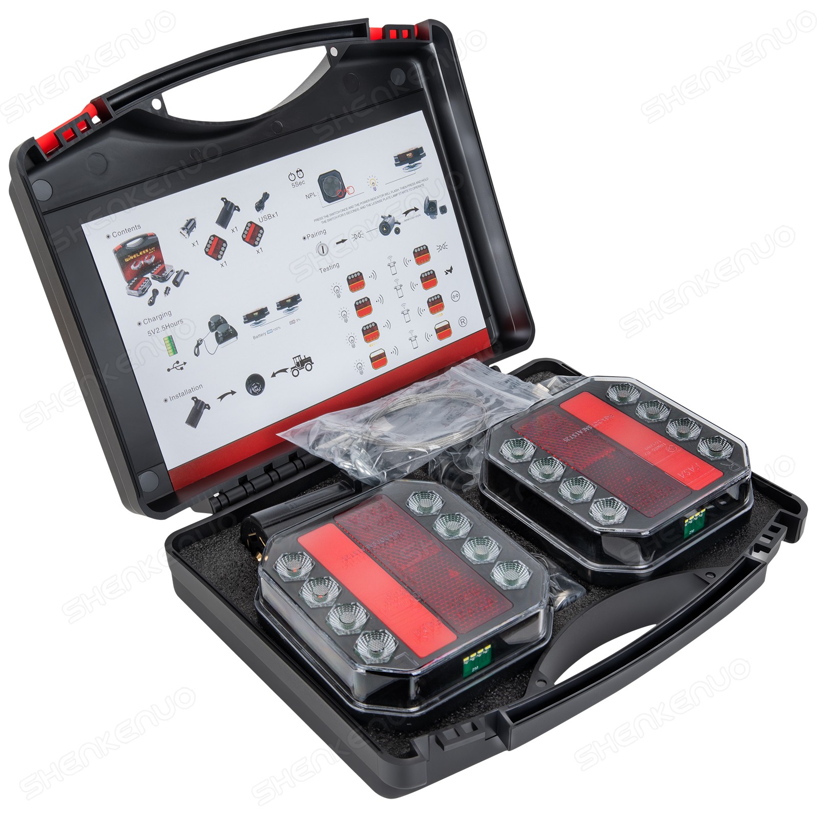 LED Magnetic Wireless Rechargeable Trailer Lights IP65 Waterproof | Trucks & RVs