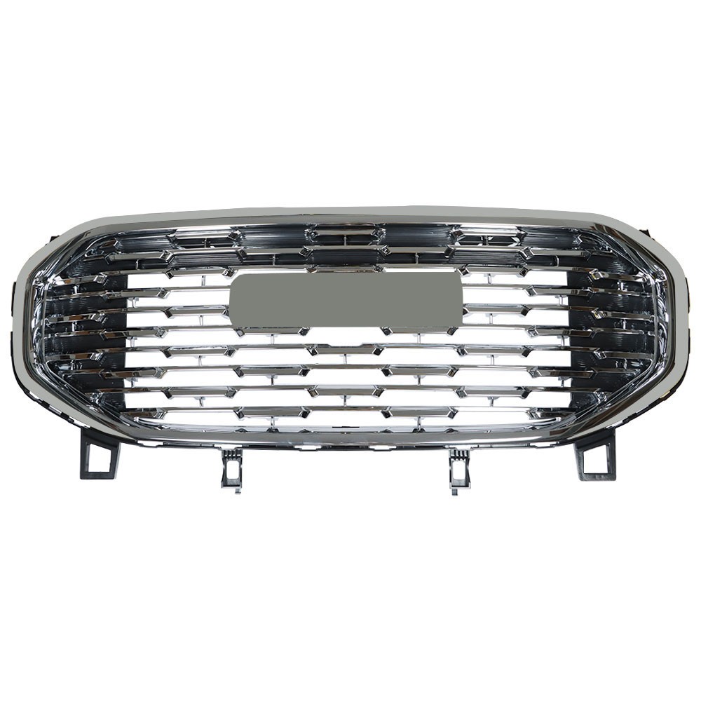 Chrome Fit For GMC Terrain 2018 2019-2021 Plastic Front Upper Grille Assembly
