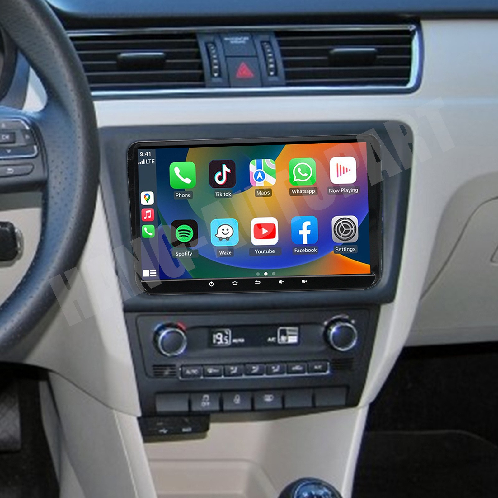 9” Android 13 Carplay Car Radio Stereo For Seat Toledo 2013-2019 GPS MP5 Player