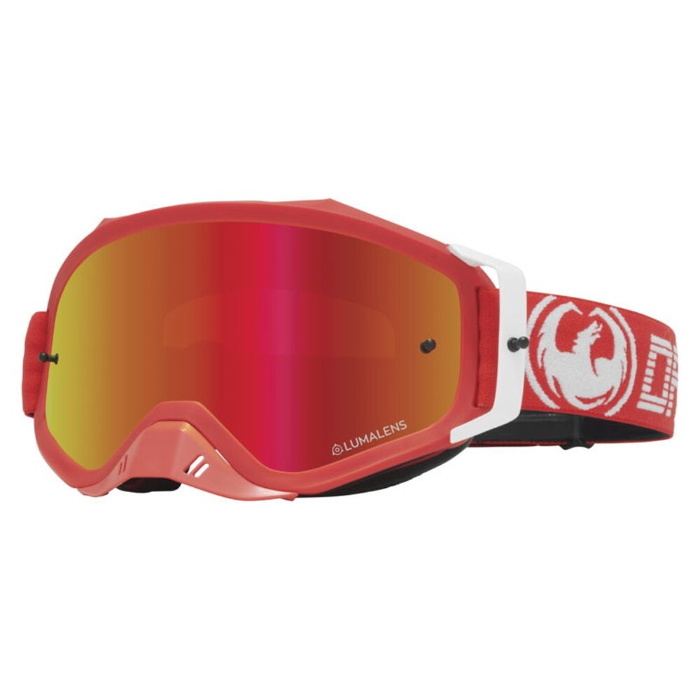 Dragon Eyewear MXV Plus Ranger Red Goggle w/ Lumalens Red Ion and Clear Lenses