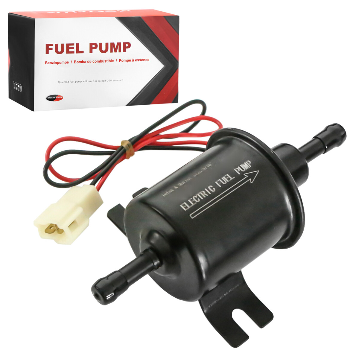 3 Years Warranty Low Pressure Electric Fuel Pump Gas Diesel Inline 3-6PSI 12V