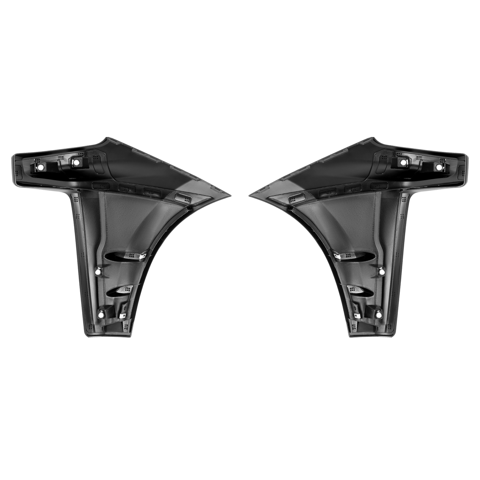 Front Left & Right Bumper End For Chevy Silverado 1500 19-22 GM1016110 GM1017110