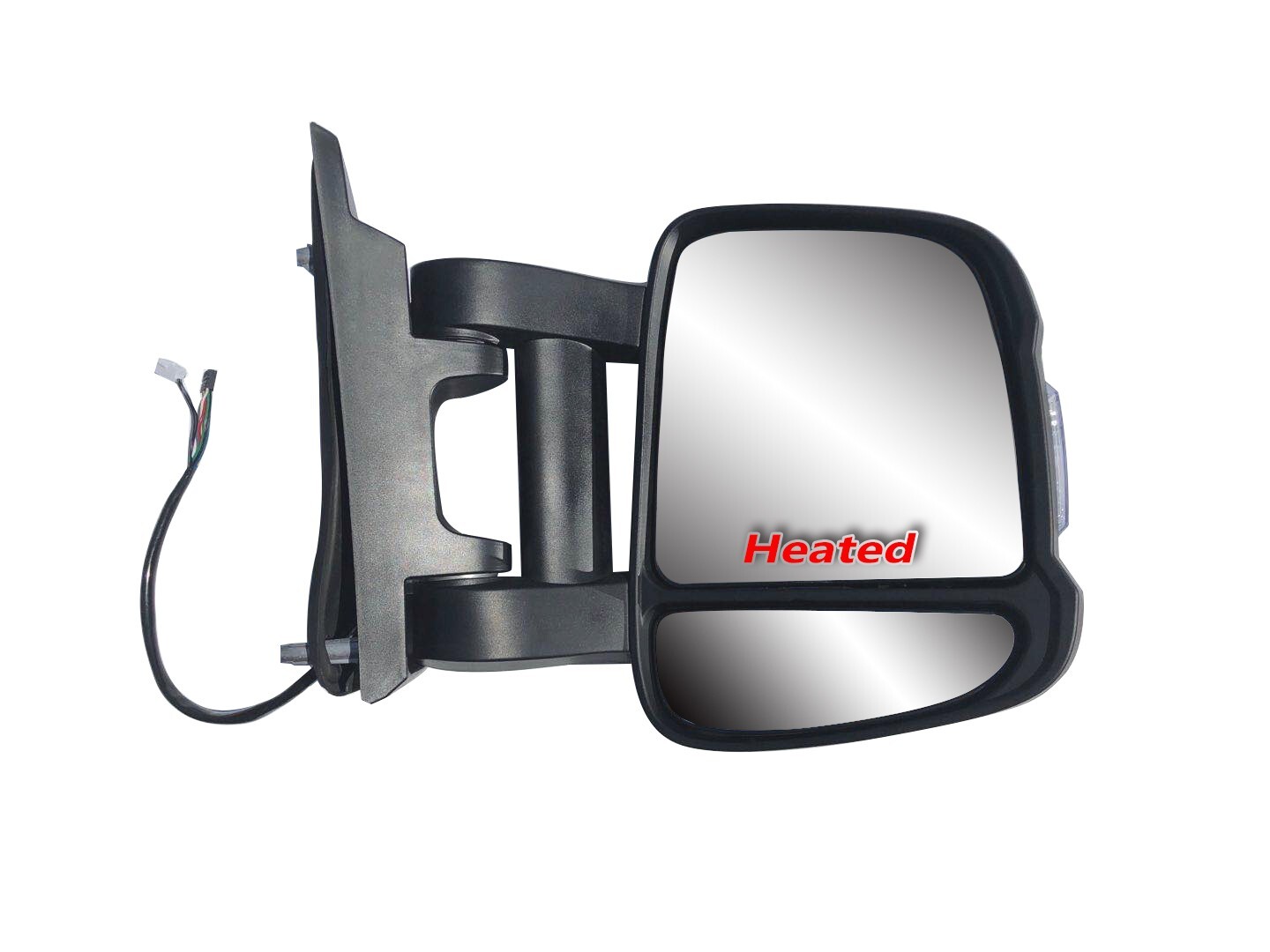 Passenger Right Side Power Heated Long Arm Mirror For Ram Promaster 2010-2023