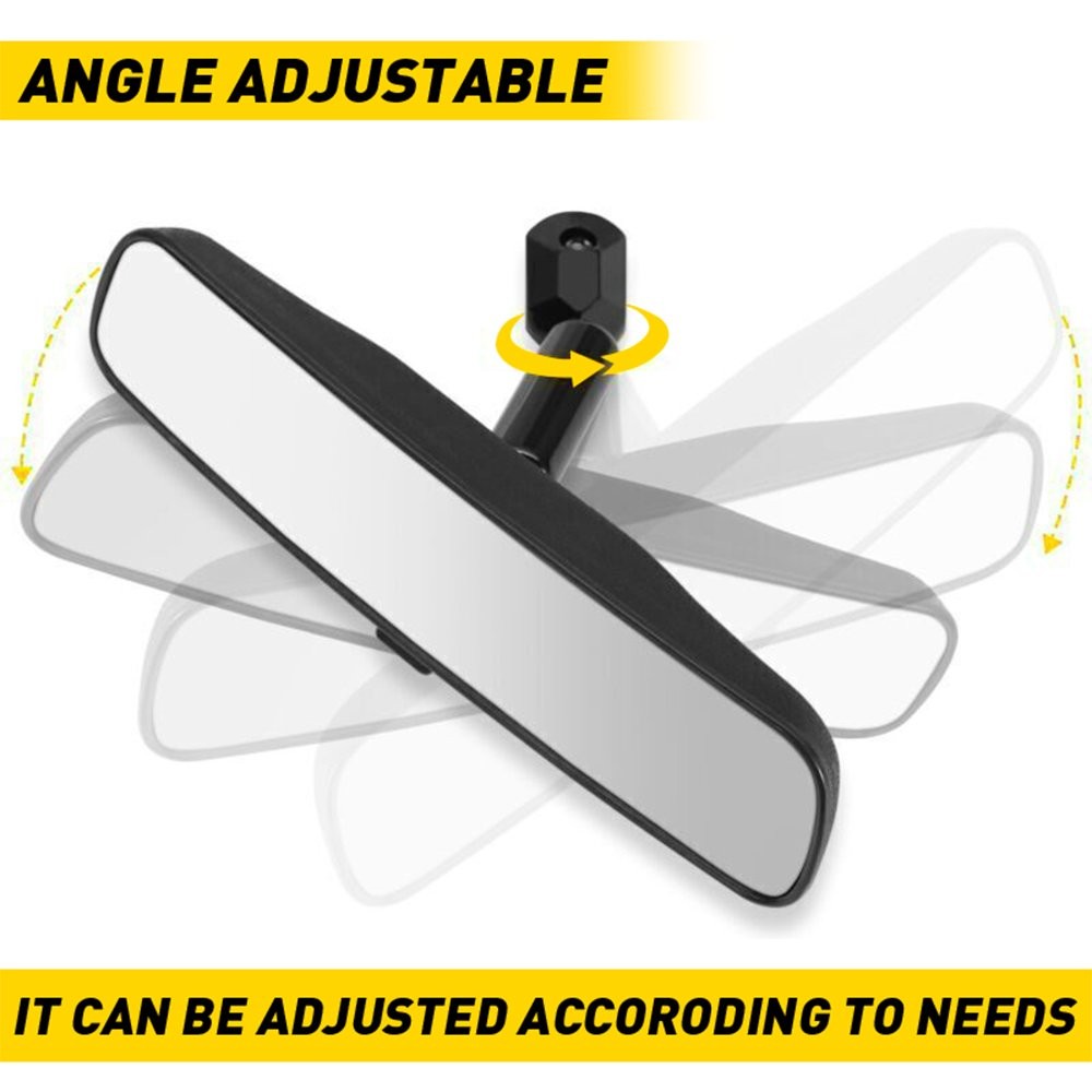 10 in Car Interior Rear View Mirror Suction Rearview Mirror Expand Field Of View