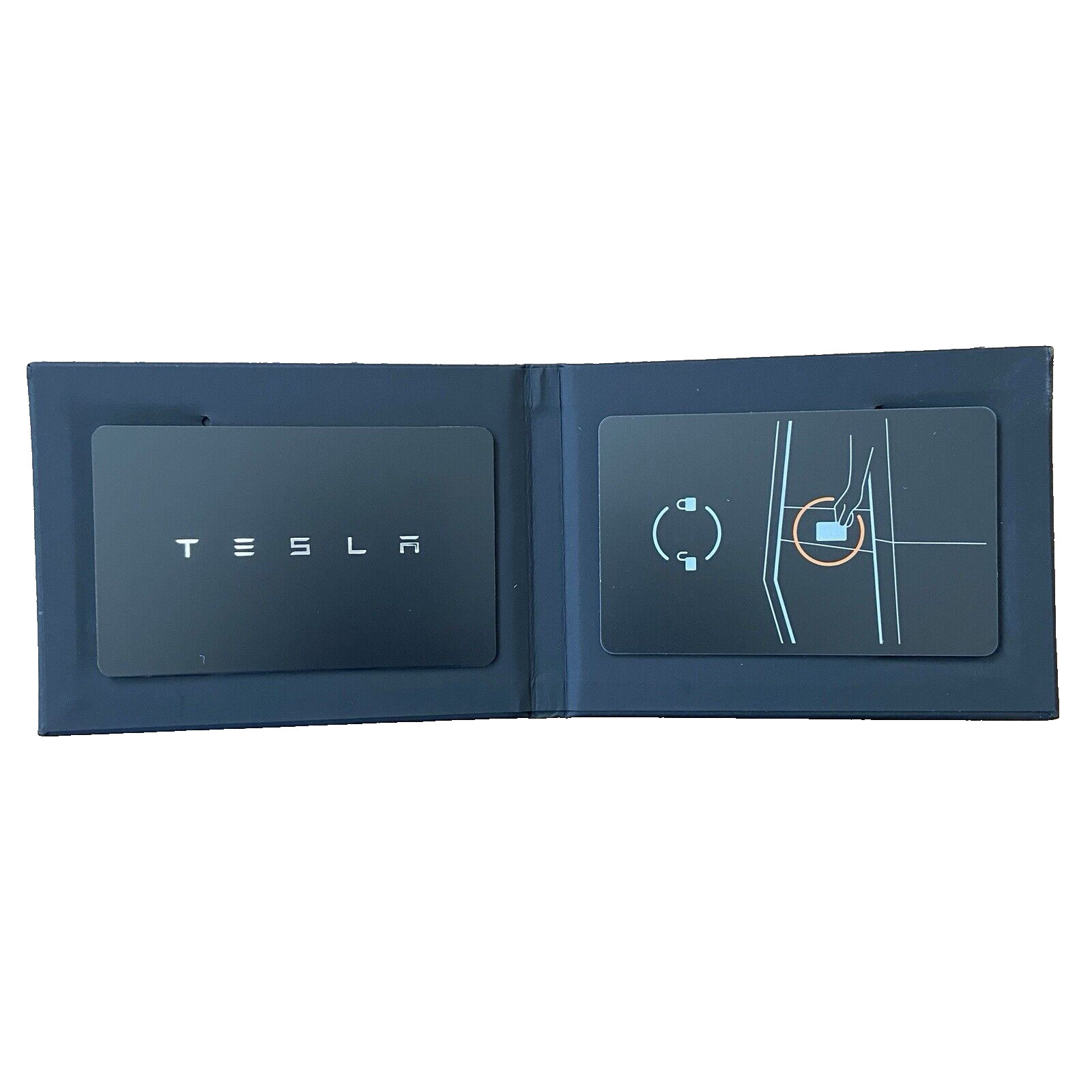 Tesla keycard smart card model Y 3 X S Cybertruck NFC Key (2pc) w/ bifold wallet