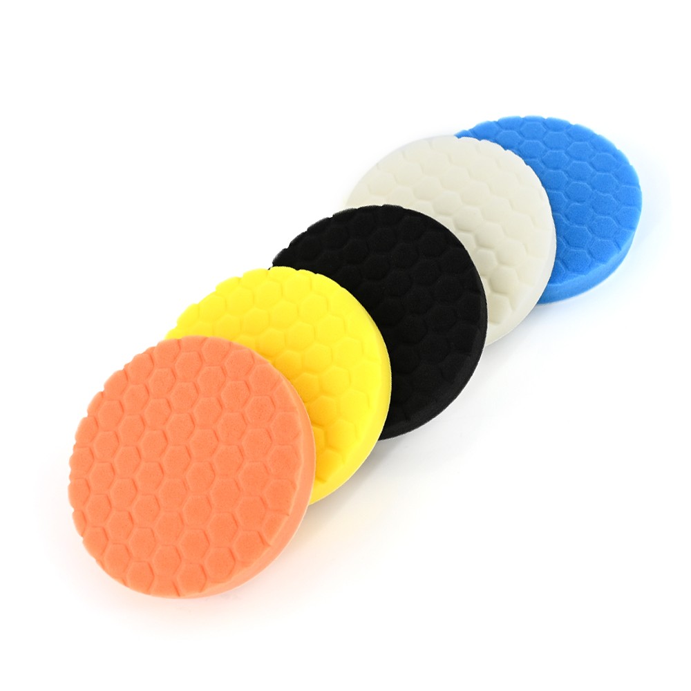 6″ Foam Polishing Pad Kit Car Buffer Waxing Buffing Wheel Compound Polisher Set