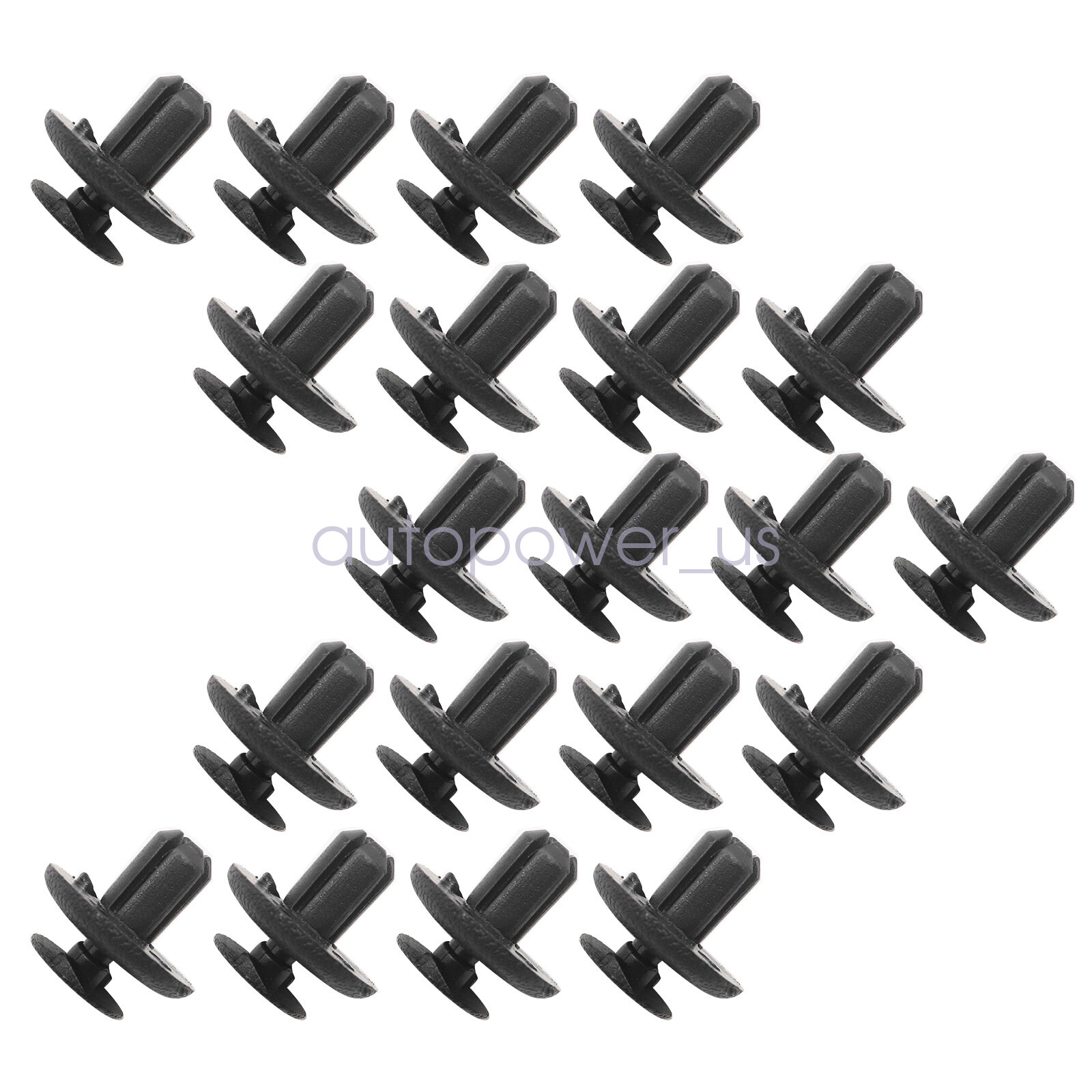 20Pcs Fender Liner Push-Type Retainer Clip 7mm For Subaru Impreza Legacy WRX BRZ