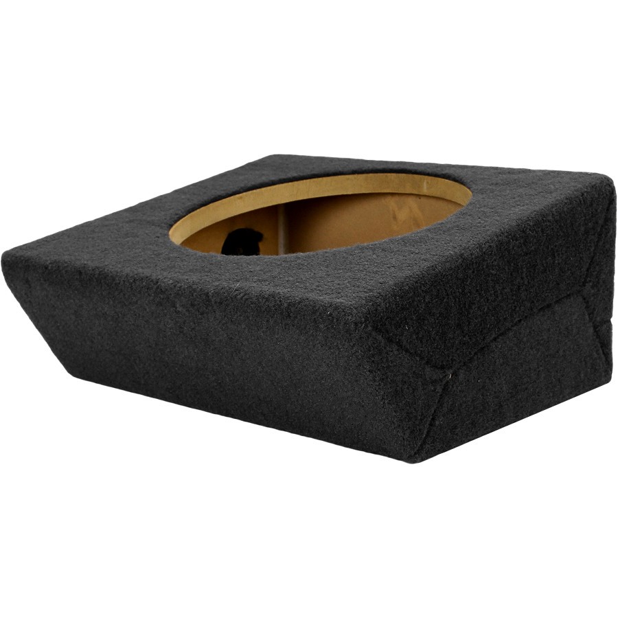 Sealed Shallow-Mount MDF Under-Seat Sub Enclosure Box for 10″ Slim Subwooofer