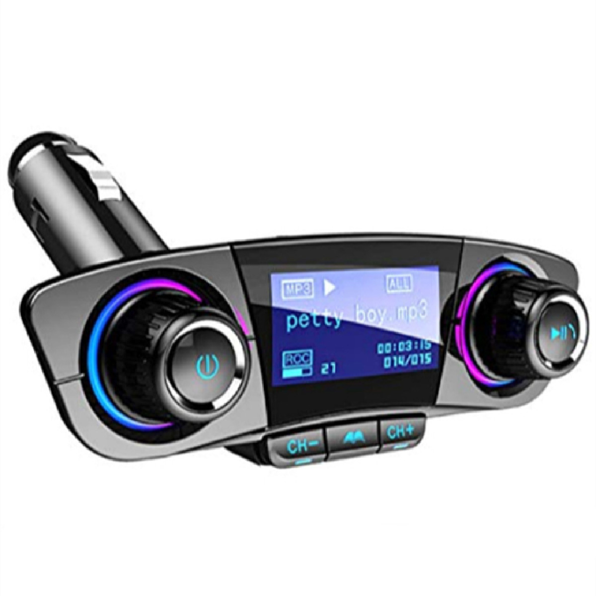 MP3 FM Transmitter Bluetooth Wireless Bluetooth 4.0 1.3in LED Screen Accessories