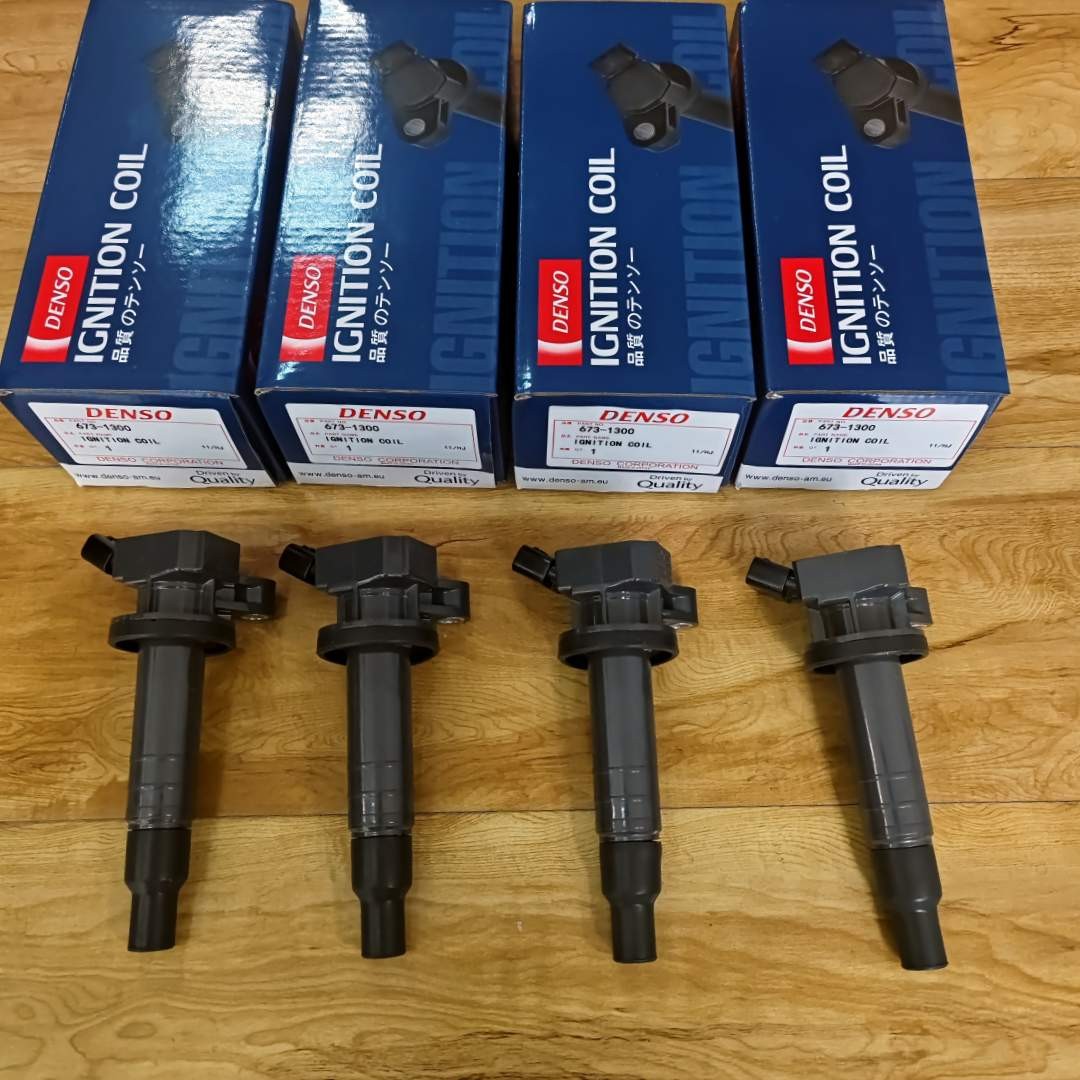 4Pcs Denso Ignition Coil 673-1300 90919-02239 For 2000-10 Toyota Celica Us Stock