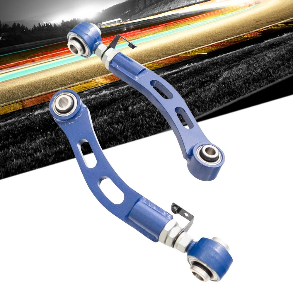 Megan Racing Blue Rear Upper Camber Kit for 16+ Lexus GS L10 RC XC10 Series