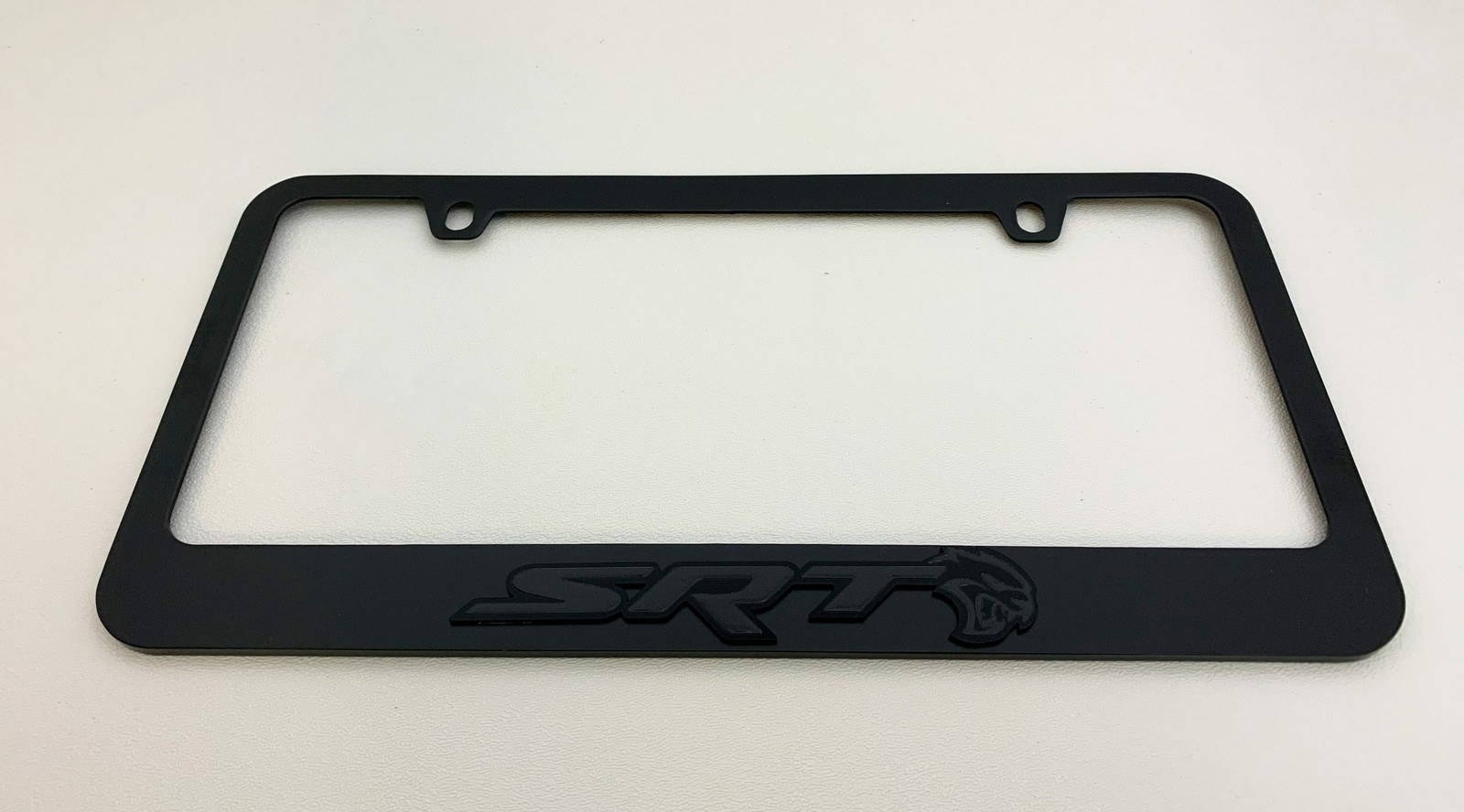 Eurosport Daytona 5413-2LW-BK Daytona Icon License Frame SRT Hellcat for Dodge