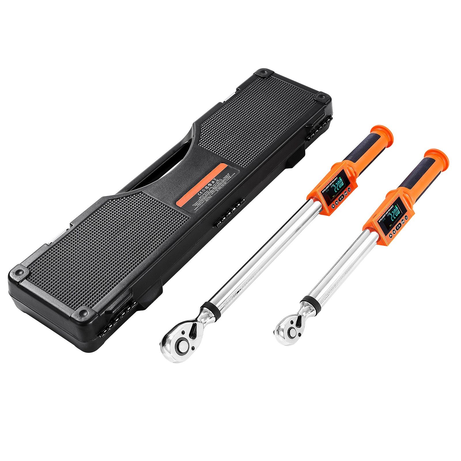 2PC Digital Torque Wrench Set 1/2+3/8in Drive ±2%