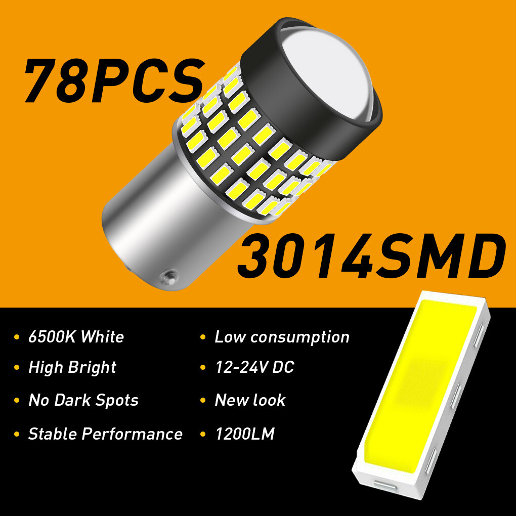 2pc 1156 LED Backup Reverse Light Bulbs Kit 6000K For Buick Century 1989 – 2005