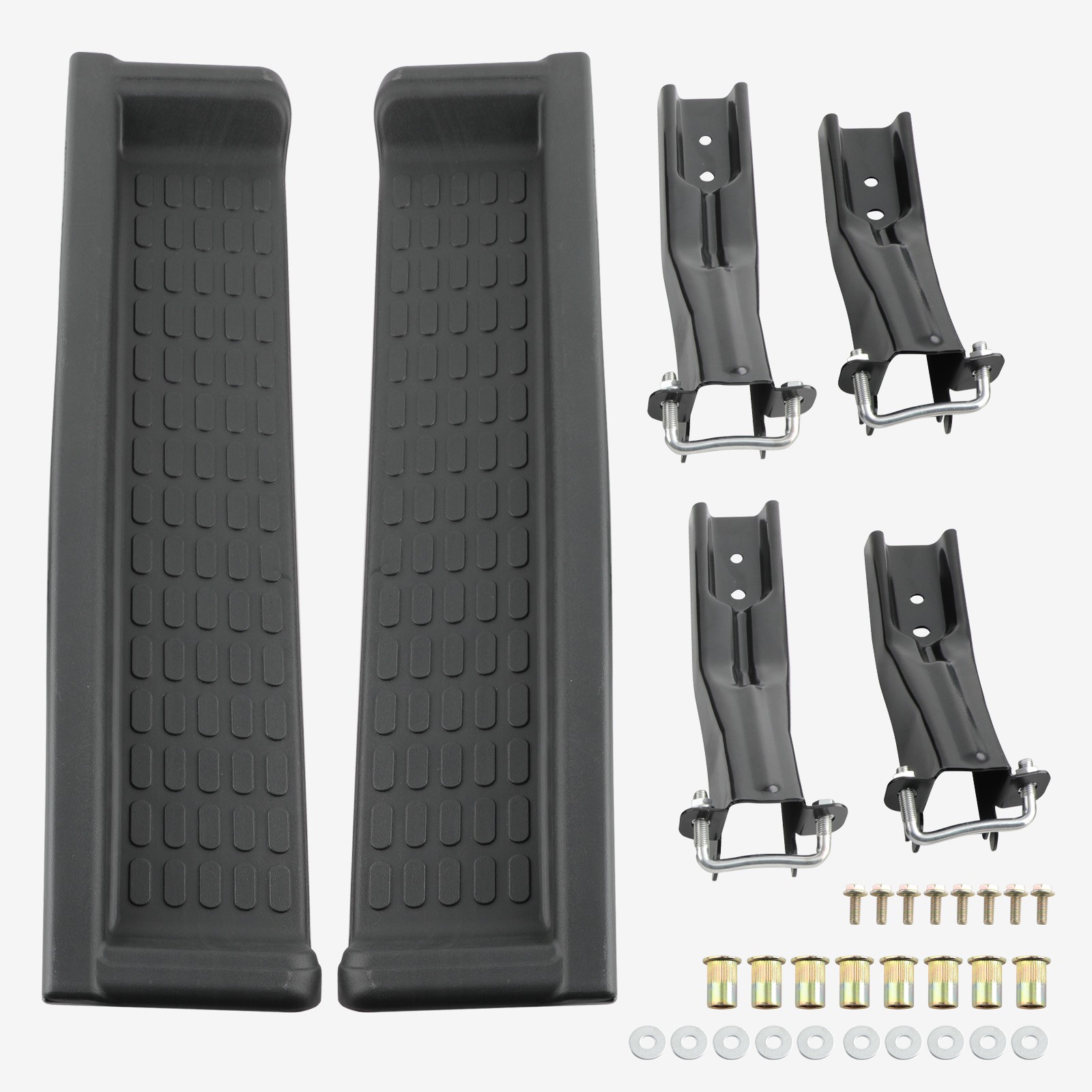 2 Pcs Side Step Nerf Bar Running Board for Jeep Wrangler TJ 1997-2006 PW4511