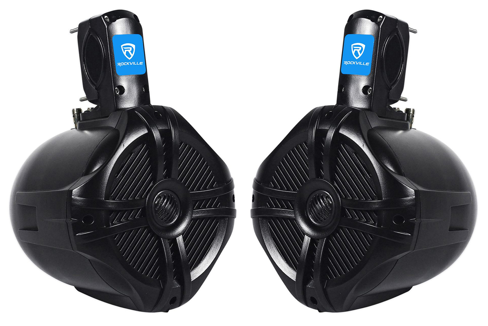 (2) EasyMount Soundbar/Roll bar Speakers 6.5″ 500W Waterproof For Jeep Wrangler
