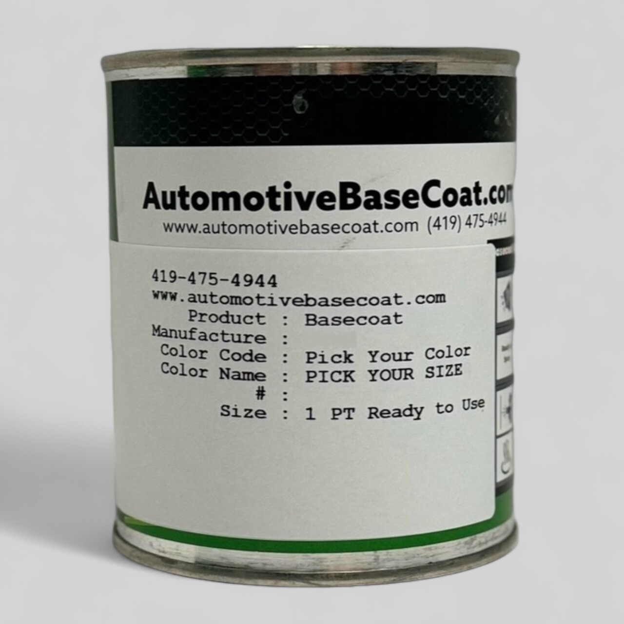 TESLA – PMNG STEEL GREY BASECOAT PAINT (PICK YOUR SIZE PINT, QUART OR GALLON)