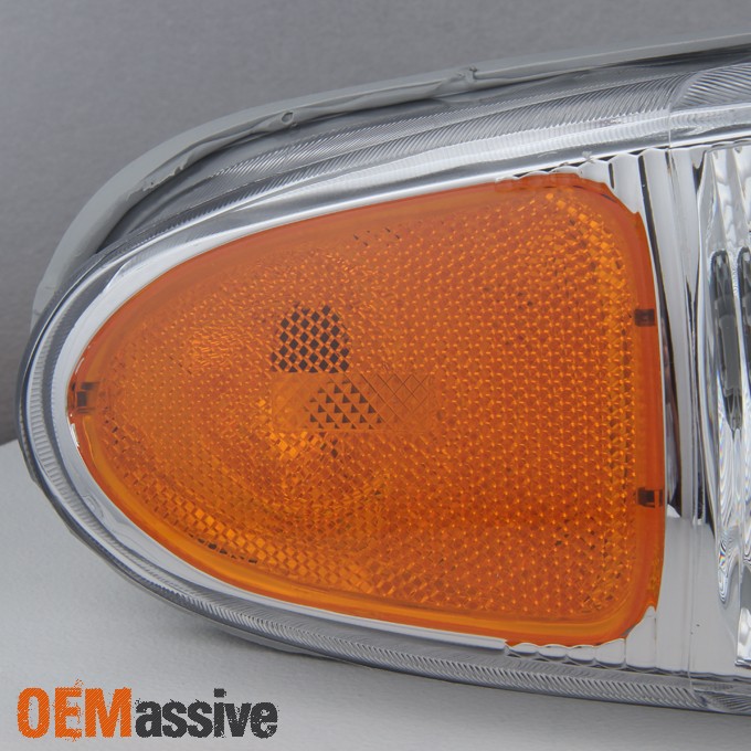 Fit 97-05 Buick Century/Regal Replacement Headlights Headlamps L+R 1997-2005
